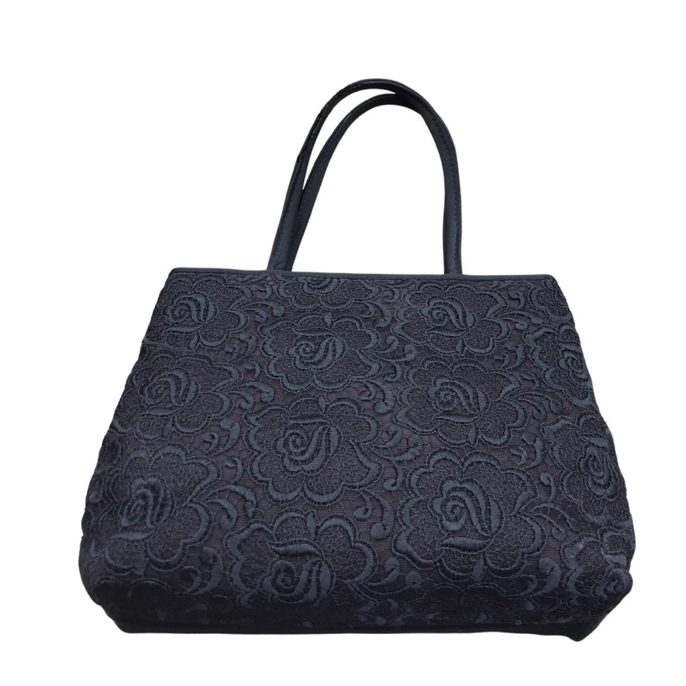 Vintage Susan Gail Black Rose Mini Bag
